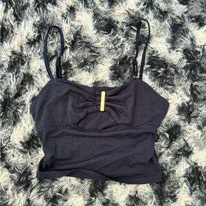 Stylish Navy Blue Women's Top